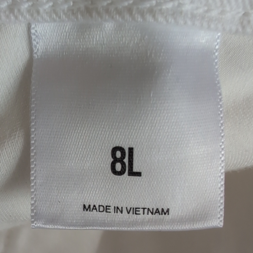 Express Women's Crisp White Mid Rise 70s Flare Jeans 8L       P247 - Picture 14 of 15